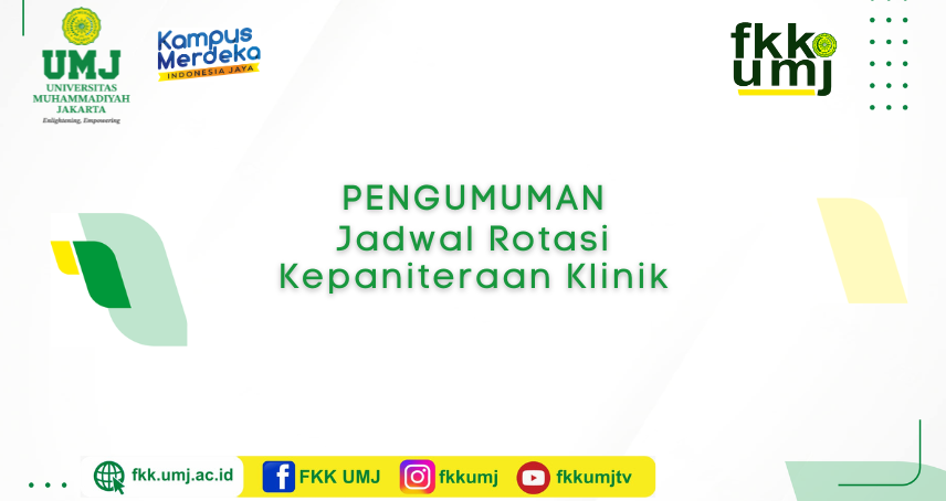 Jadwal Rotasi Kepaniteraan Klinik Periode Desember 2024